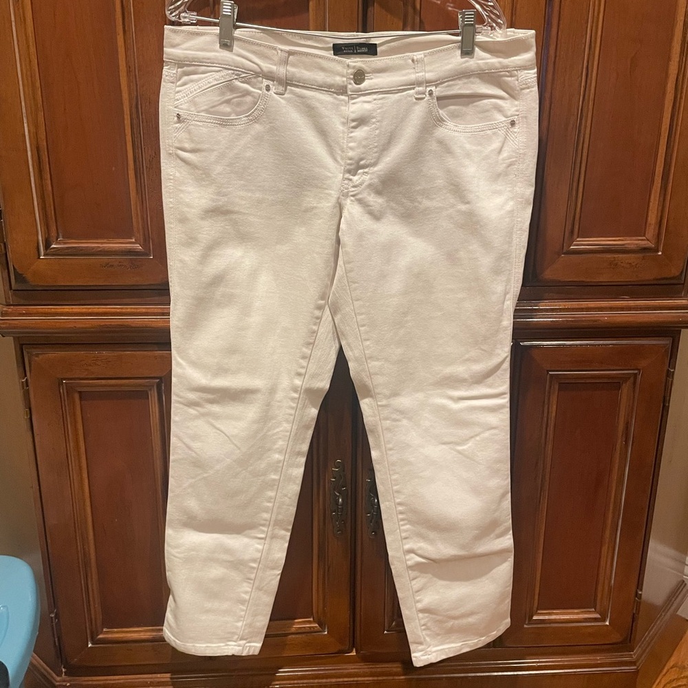 White House Black Market white jeans
